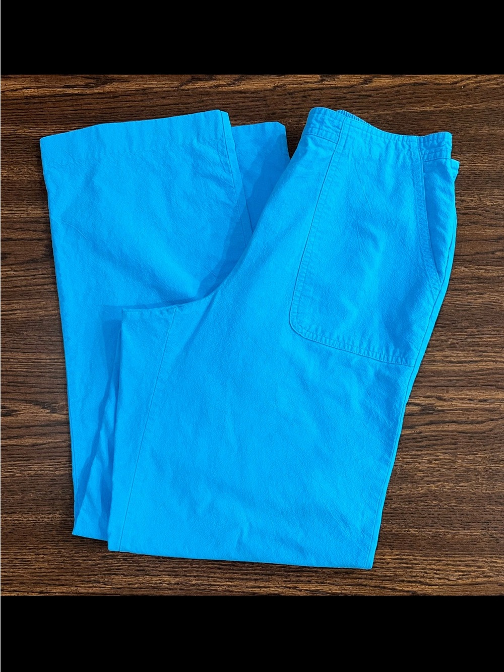Alfred Dunner Turquoise Cotton Pants